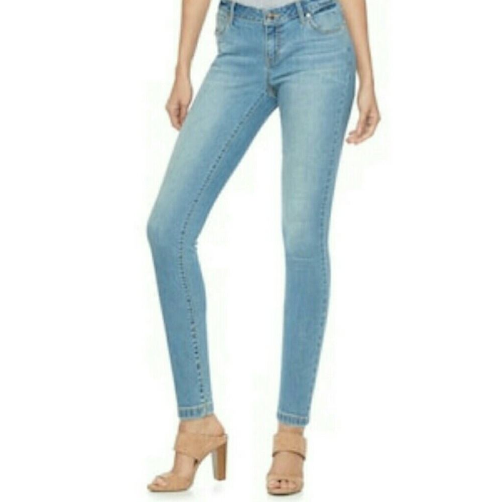 Jennifer Lopez Skinny Light Wash Jeans